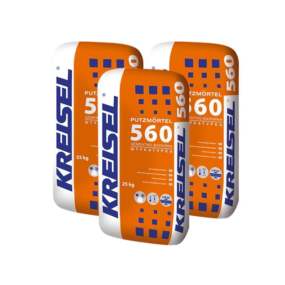 Штукатурка вапняно-цементна KREISEL PUTZMERTEL 560 – фото Штукатурка вапняно-цементна KREISEL PUTZMERTEL 560 – фото