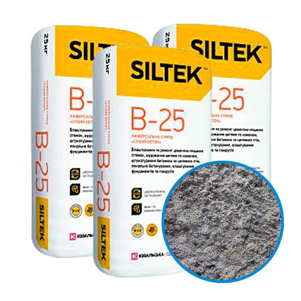 SILTEK B-25 Універсальна суміш "Сухий бетон" – фото SILTEK B-25 Універсальна суміш "Сухий бетон" – фото